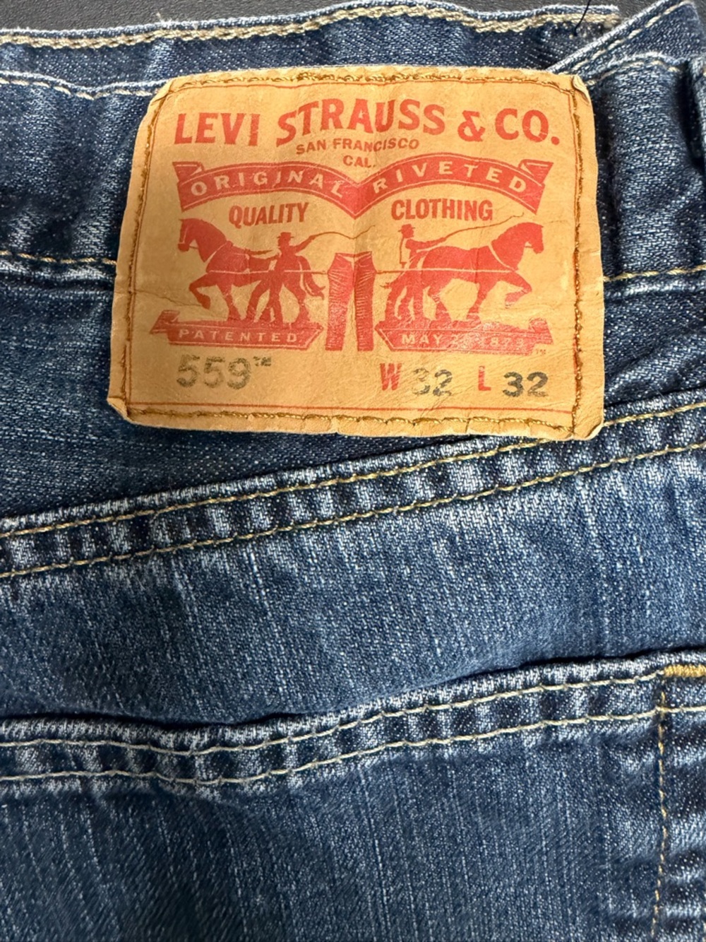 Levi's 559 Relaxed Fit Classic Jeans 32 X 32